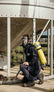 Breathing Apparatus required when handling ProFume