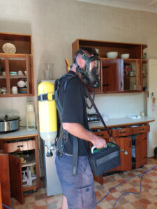 Home Fumigation Monitoring gas levels