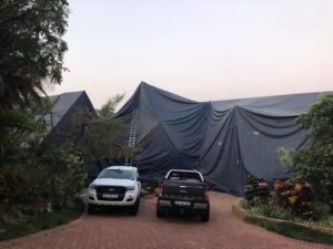 Preparation of site for fumigation