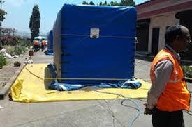 Container ready for fumigation
